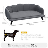 easycomfort divano per cani di taglia medio grande con rivestimento sfoderabile e lavabile