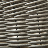 easycomfort easycomfort cuccia per cani e gatti in rattan pe con cuscino in peluche lavabile 60x32cm grigio scuro