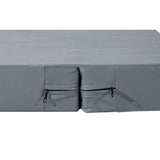 easycomfort easycomfort scaletta per cani materassino 2 in 1 in pu e gommapiuma 45x39x20cm grigio