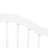 easycomfort cancellino per cani pieghevole a 3 sezioni in legno 154.5x29.5x61cm bianco