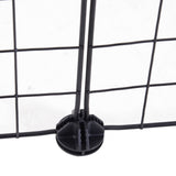 easycomfort easycomfort recinto modulare per animali domestici nero 12 moduli 35x35cm