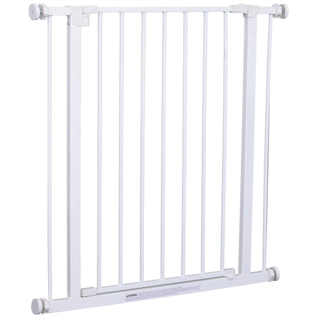 easycomfort easycomfort cancelletto di sicurezza per bambini e animali domestici bianco 76 x 72 82 cm