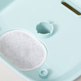 easycomfort easycomfort fontanella per gatti e cani da 3l con filtro a carboni luce led e sensore di movimento bianco