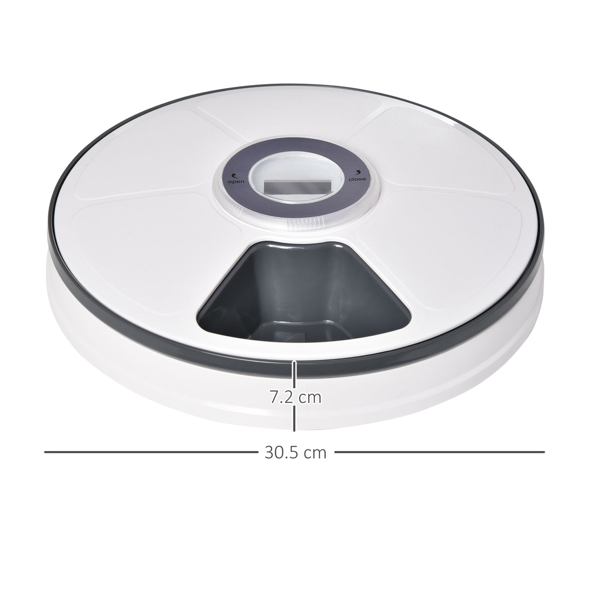 easycomfort easycomfort distributore automatico cibo cani e gatti 6 pasti ciotole con timer e display led a batterie dispenser cibo per piccoli animali con musica