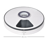 easycomfort easycomfort distributore automatico cibo cani e gatti 6 pasti ciotole con timer e display led a batterie dispenser cibo per piccoli animali con musica