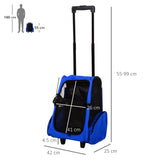 easycomfort easycomfort trolley zaino trasportino per animali domestici blu