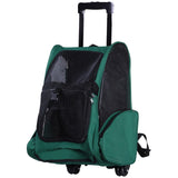 easycomfort easycomfort trolley zaino trasportino per animali domestici verde