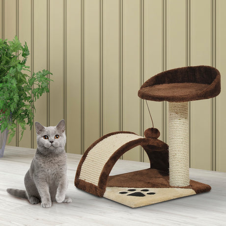 easycomfort easycomfort albero per gatto marrone 36x36x44cm
