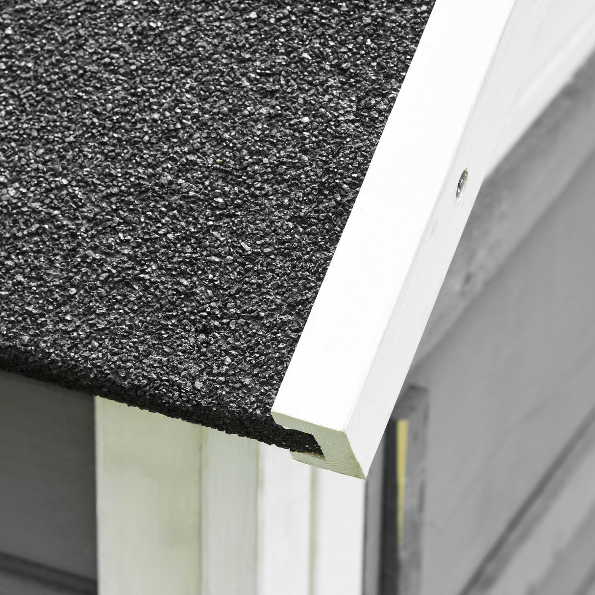 easycomfort easycomfort conigliera in legno con area aperta e rampa casetta per conigli con fondo estraibile e porte 140x65x120cm grigio