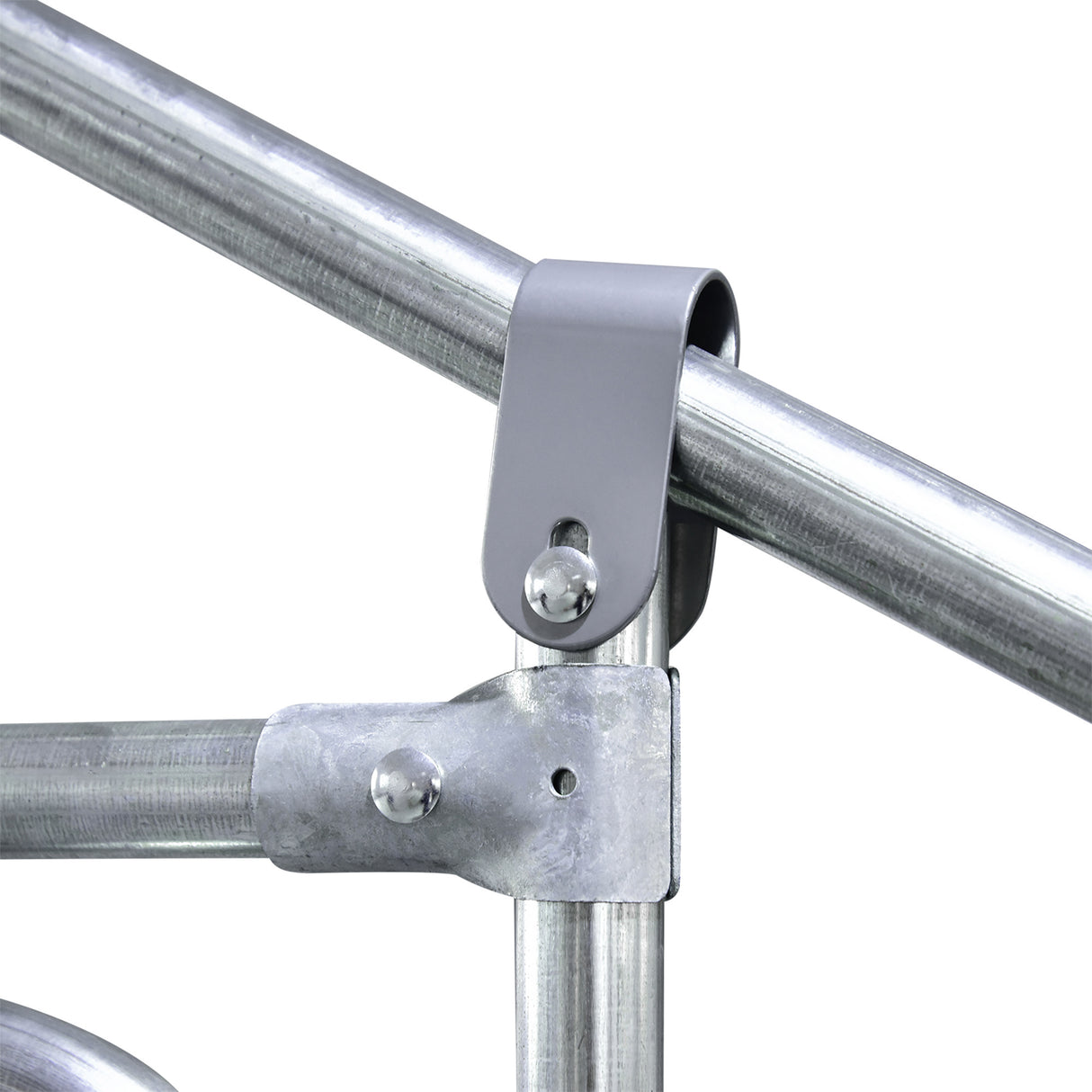 easycomfort pollaio da giardino con telaio zincato copertura impermeabile e rete esagonale 3x2x2m argento