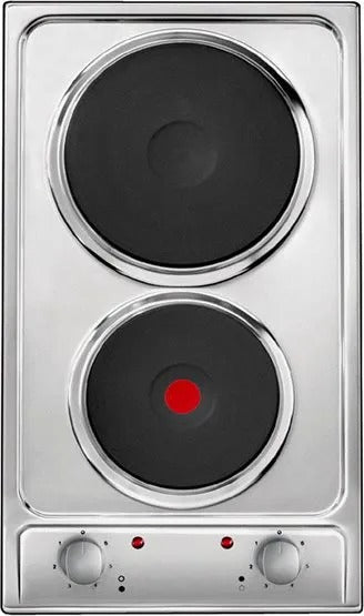 candy piano cottura elettrico candy cde321x 2 fuochi l29xp51 acciaio inox ean 8016361856738