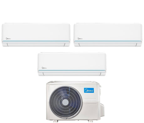 climatizzatore condizionatore midea trial split inverter serie evolution 9_9_12 con m4o 36fn8 q r 32 wi fi optional 9000_9000_12000 novita