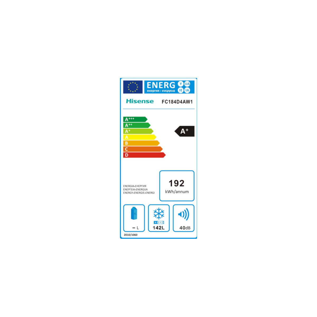 congelatore a pozzo hisense fc184d4aw1 142 litri classe a_