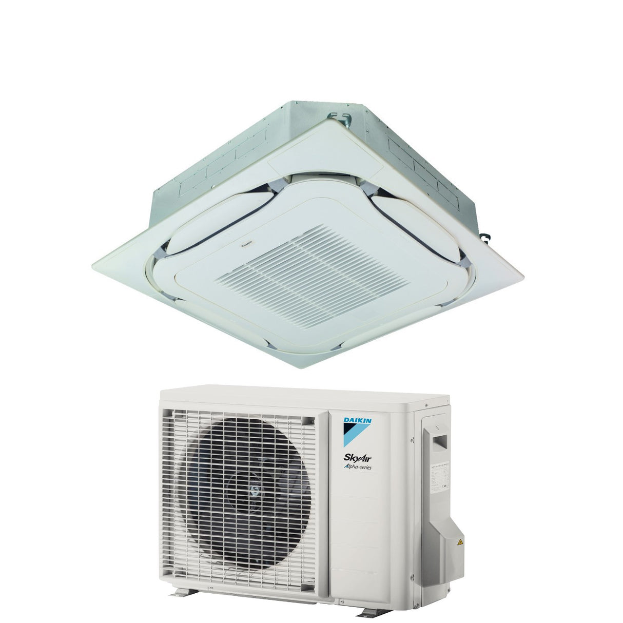 climatizzatore condizionatore daikin bluevolution a cassetta round flow 18000 btu fcag50b _ rzag50a r 32 wi fi optional con griglia standard inclusa