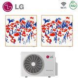 climatizzatore condizionatore lg dual split inverter serie artcool gallery 9_9 con mu2r15 r 32 wi fi optional 9000_9000