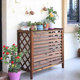 hercules area occasioni copertura copri unita esterna condizionatore in legno wood 80x47x77 per condizionatori 900012000 btu