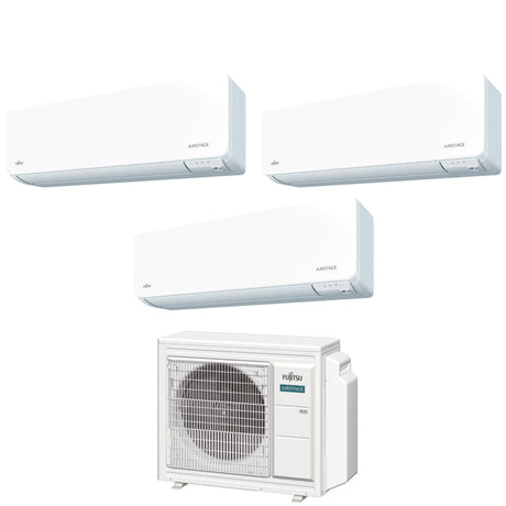 climatizzatore condizionatore fujitsu trial split inverter serie kg 7_7_12 con aoyg18kbta3 r 32 wi fi integrato 7000_7000_12000