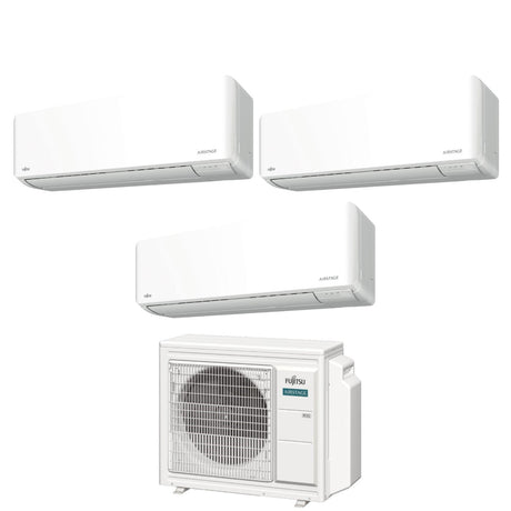 climatizzatore condizionatore fujitsu trial split inverter serie km 7_9_14 con aoyg18kbta3 r 32 wi fi integrato 7000_9000_14000