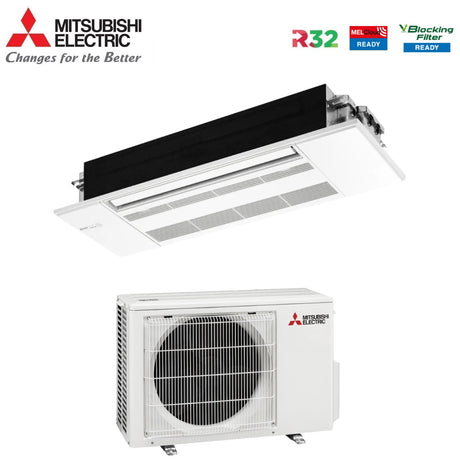 climatizzatore condizionatore mitsubishi electric inverter cassetta slz m25fa suz m25va 9000 btu gas r 32 novita wi fi optional copia
