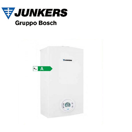 scaldabagno a gas junkers hydrocompact indoor 15 lt modello wtd 15 am e gpl completo di kit fumi
