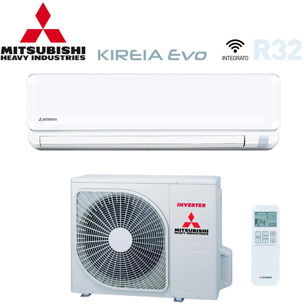 mitsubishi heavy industries climatizzatore condizionatore mitsubishi heavy industries inverter serie kireia evo 24000 btu srk 71 ztl w r 32 wi fi integrato
