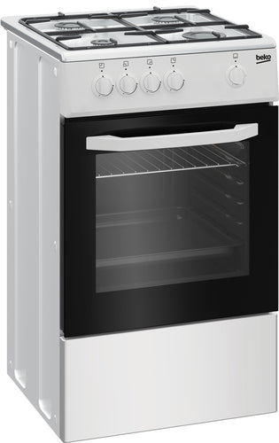 beko cucina a gas beko csg42001fw 4 fuochi forno a gas 54 litri a85xl50xp50 bianco ean 8690842014314