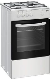 beko cucina a gas beko csg42001fw 4 fuochi forno a gas 54 litri a85xl50xp50 bianco ean 8690842014314
