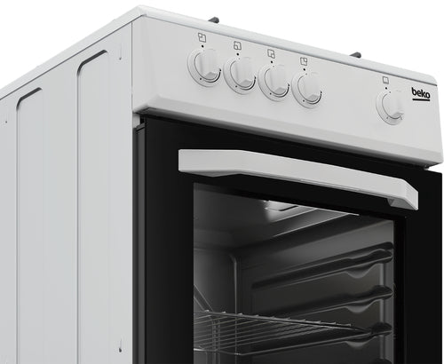 beko cucina a gas beko csg42001fw 4 fuochi forno a gas 54 litri a85xl50xp50 bianco ean 8690842014314