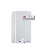 scaldabagno scaldacqua a gas camera stagna biasi mod. 14s completo di kit scarico fumi 6094