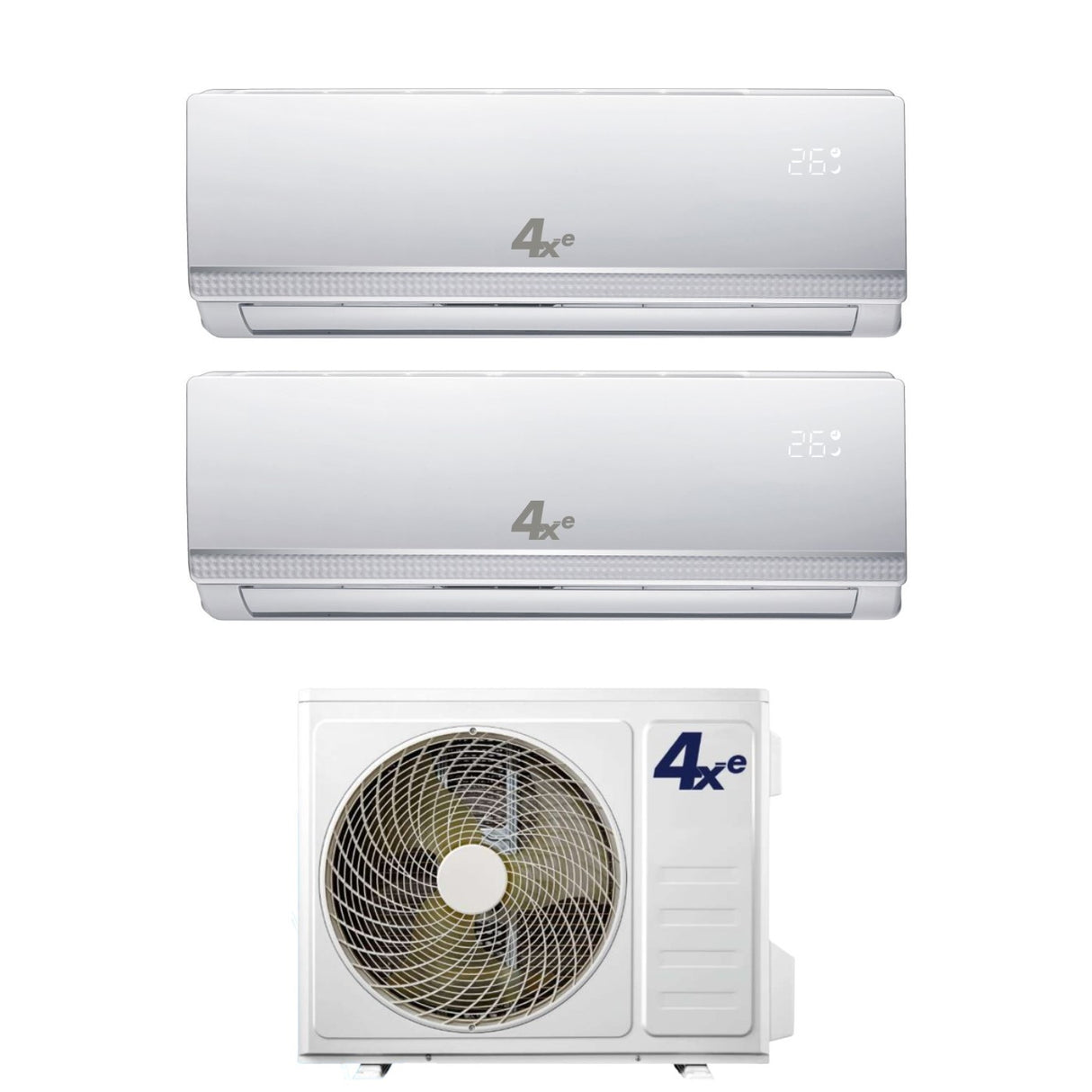 4xe climatizzatore condizionatore 4xe dual split inverter serie winter 918 con winter dual 18 r 32 wi fi optional 900018000