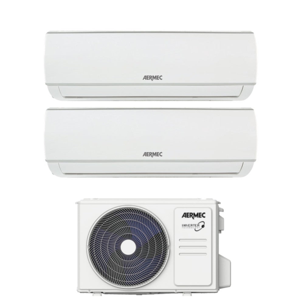 aermec condizionatore dual split aermec sge 1212 con mge630 r 32 wi fi optional