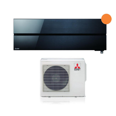 area occasioni climatizzatore condizionatore mitsubishi electric inverter serie kirigamine style 12000 btu msz ln35vgb onyx black r 32 wi fi integrato classe a___ nero ao954