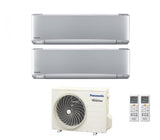area occasioni climatizzatore condizionatore panasonic dual split inverter serie etherea silver 9_12 con cu 2z50tbe r 32 wi fi integrato 9000_12000 argento