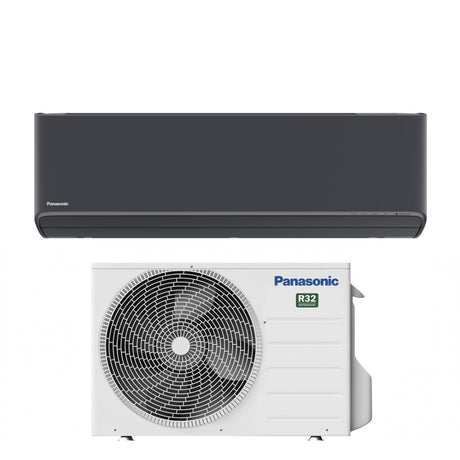 area occasioni climatizzatore condizionatore panasonic inverter serie etherea dark 12000 btu cs xz35xkew h r 32 wi fi integrato colore grigio grafite ao988