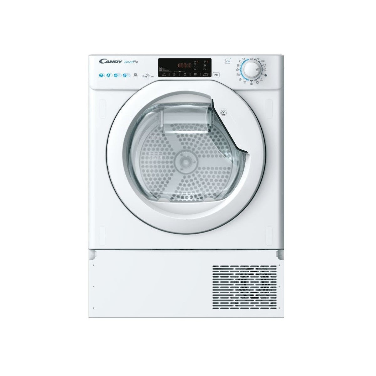 asciugatrice a pompa di calore candy smart pro 7 kg bctd h7a1te s a90xl60xp38 5 classe a+