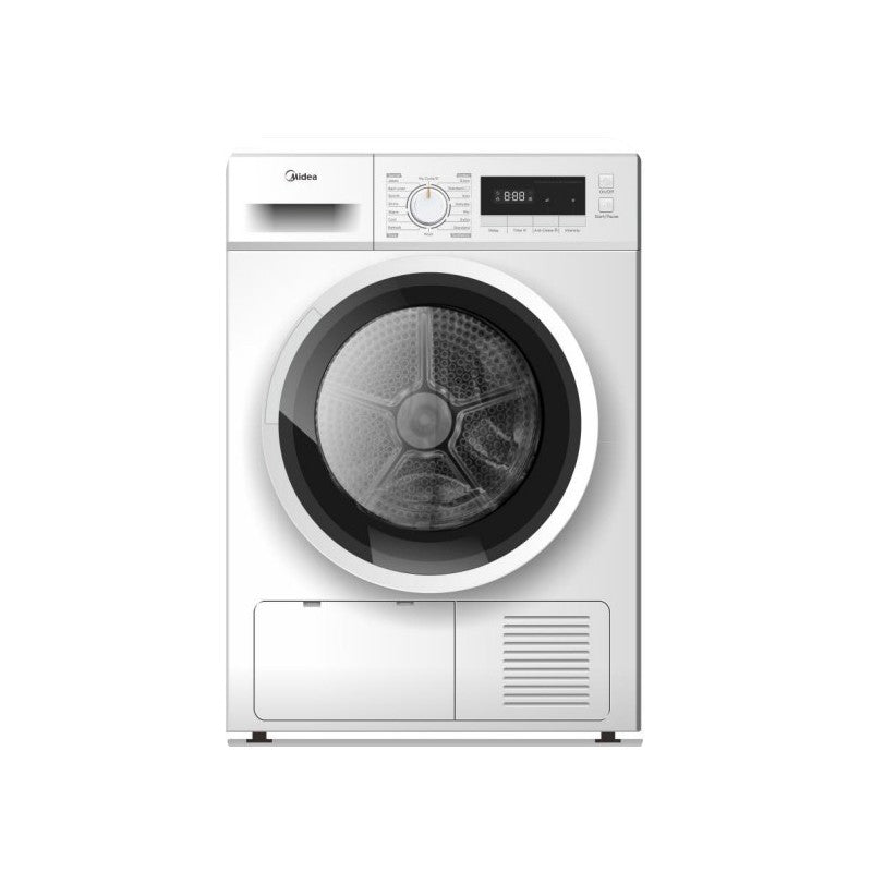 asciugatrice a pompa di calore con carica frontale midea mdgh80a2 8 kg a++