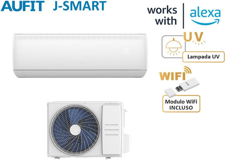 aufit climatizzatore condizionatore inverter aufit serie j smart jd4 12000 btu r 32 wi fi incluso dasw h12c5d4jd aa