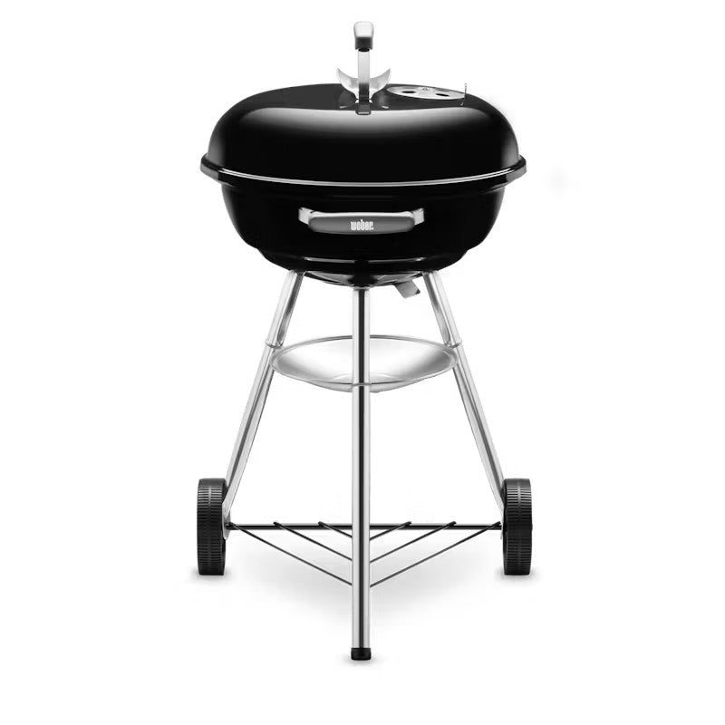 barbecue a carbone weber serie compact kettle 47 cm nero cod. 1221004