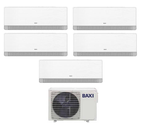 baxi condizionatore penta split baxi sidera 9991212 con lsgt125 5m r 32 wi fi integrato