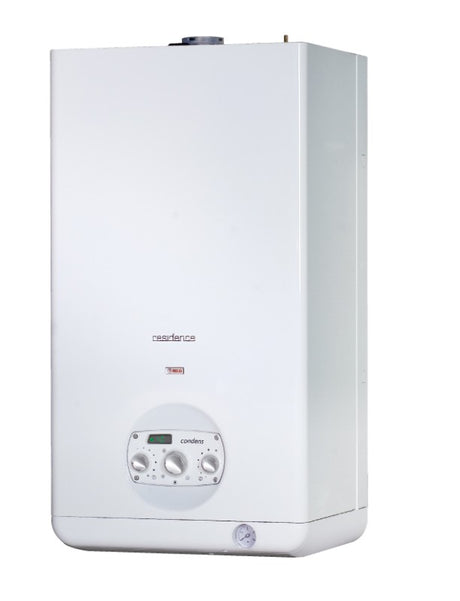 caldaia a gas riello residence condens 28 kis metano a condensazione completa di kit fumi new erp