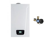 caldaia baxi duo tec compact e 24 kw a condensazione low nox completa di kit scarico fumi metano o gpl con defangatore rbm in omaggio 7782