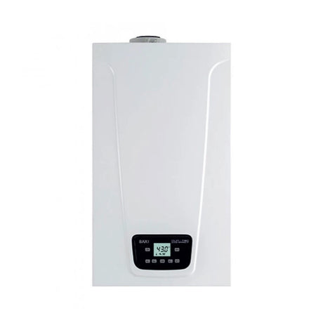 caldaia baxi duo tec compact e 28 kw a condensazione low nox completa di kit scarico fumi metano o gpl novita