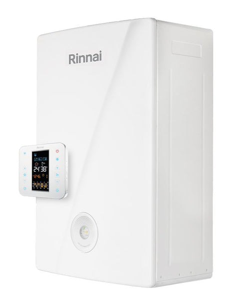 caldaia rinnai a condensazione momiji 24 kw completa di kit scarico fumi con cronotermostato wi fi intergrato metano low nox