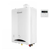 caldaia rinnai a condensazione zen 34 kw low nox wi fi integrato neutralizzatore condensa integrato cod. reb kbi3535ff ng metano completa di kit fumi