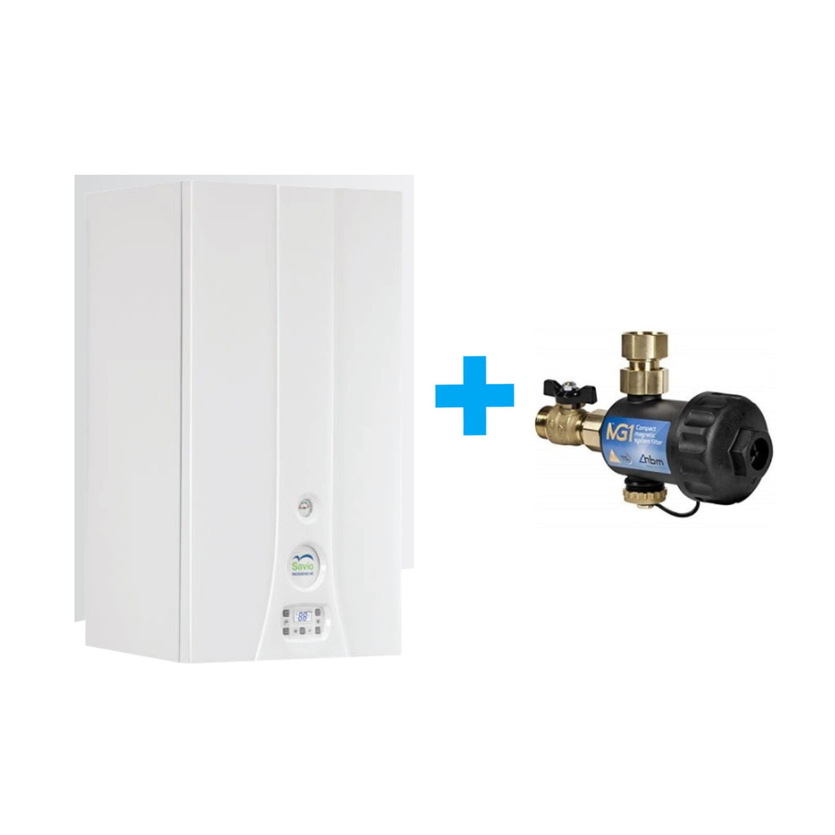 caldaia savio inoxdens he 25s a condensazione completa di kit scarico fumi gpl defangatore rbm in omaggio