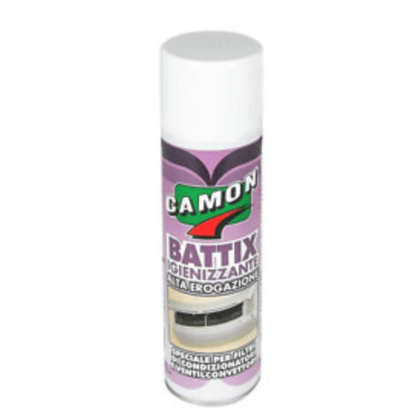 camon battix spray per igienizzare filtri e parti alettate dei condizionatori o pompe di calore. 8955