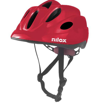 casco bambino nilox con luce led nxhelmetkidred 38216