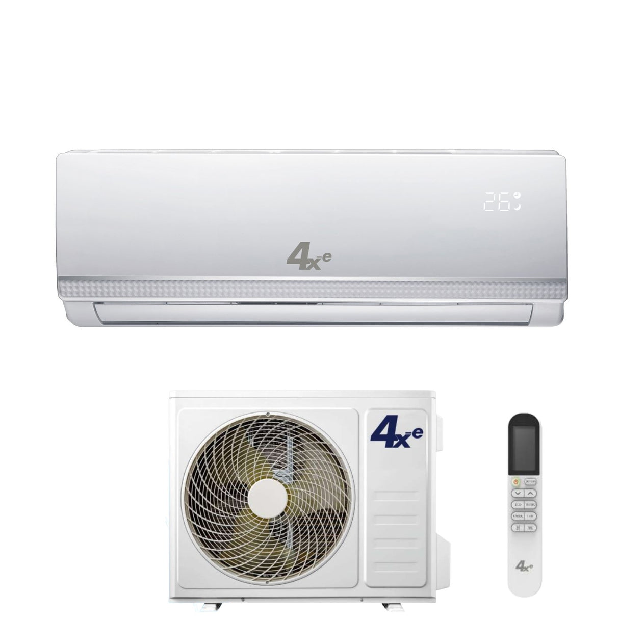 climatizzatore condizionatore 4xe inverter serie winter 9000 btu classe a__ a_ r 32 wi fi optional alexa google home