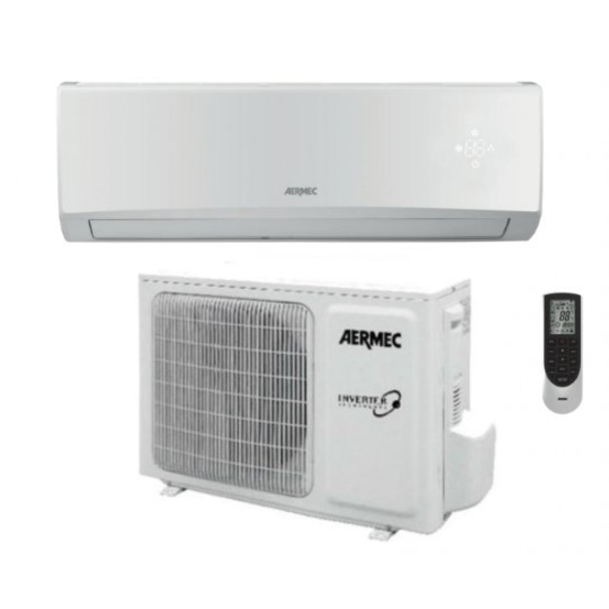climatizzatore condizionatore aermec inverter serie slg 12000 btu slg350w r 32 classe a__ wi fi optional