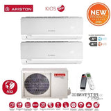 climatizzatore condizionatore ariston dual split inverter serie kios 9_9 con dual 50 xd0 o r 32 wi fi optional 9000_9000 new 2018